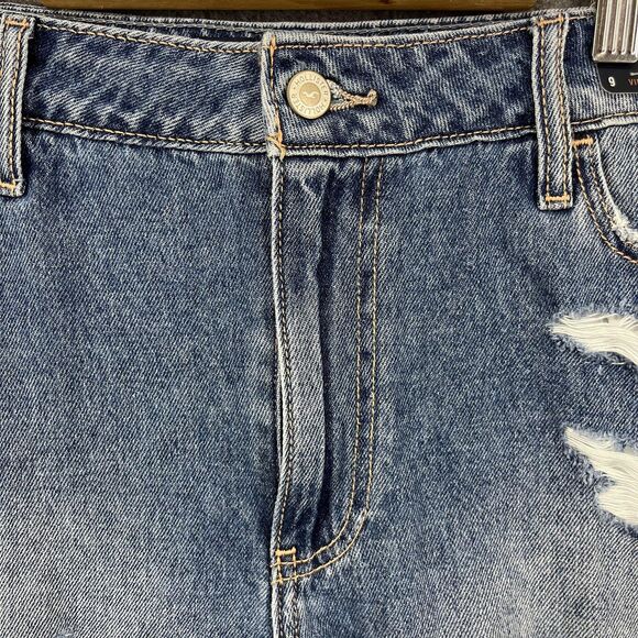 Hollister Shorts Womens 9 W29 Ultra High Rise Vintage Relaxed Mom Distressed - Picture 5 of 15